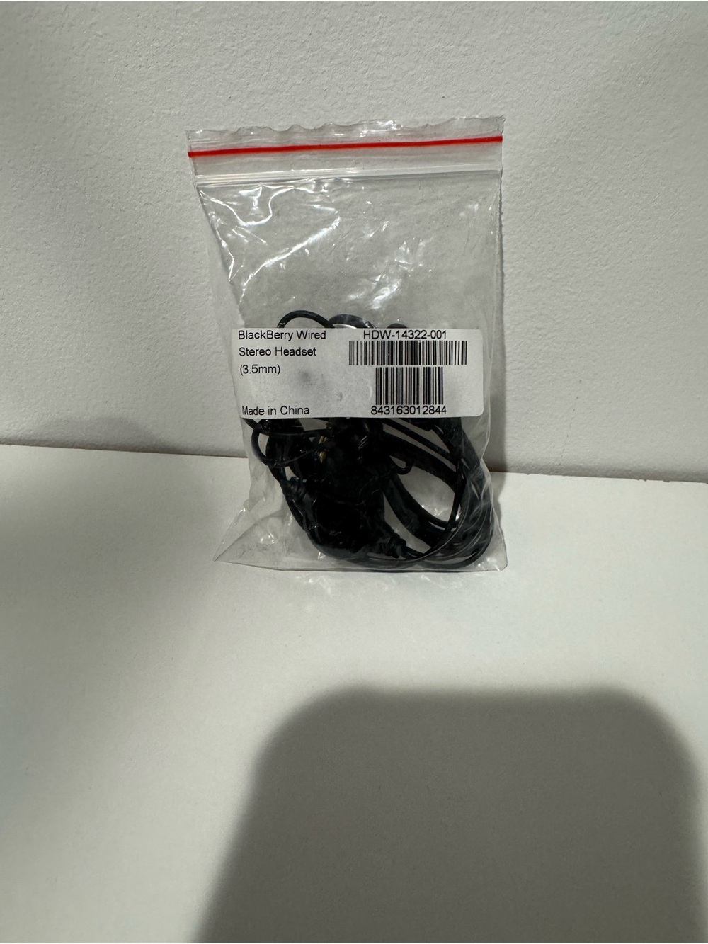 BlackBerry Black Wired Stereo Earbud Headset (3.5mm)
